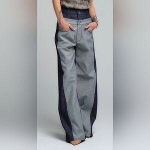 NWOT Locker Room Women's Wide Leg High Rise Denim Jeans. S US 4/6